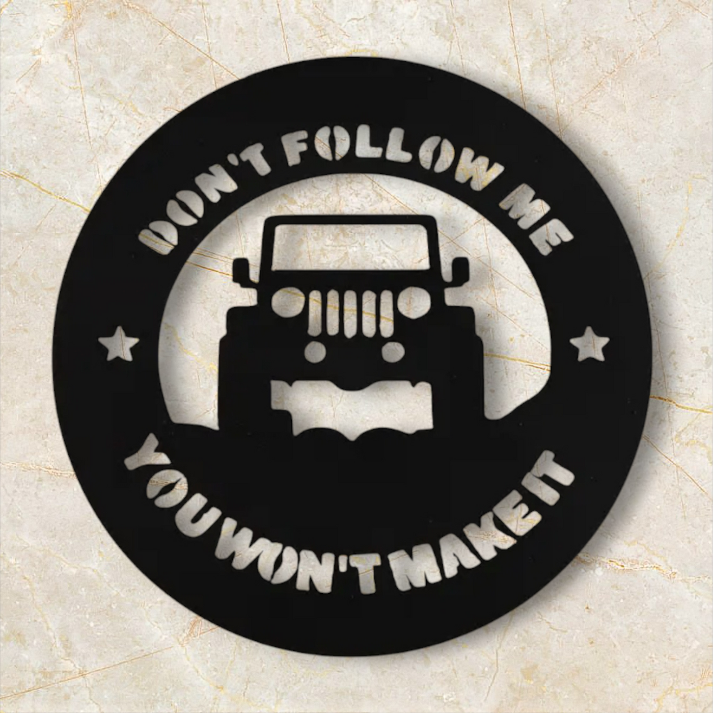 Don't Follow Me Jeep