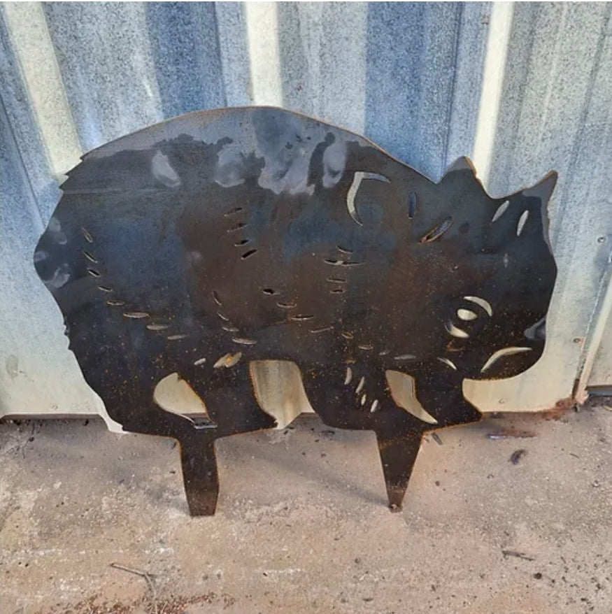 Wombat Garden Stake