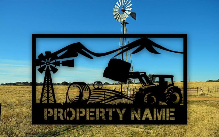 Hay Season Property Sign