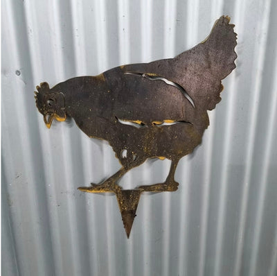 Garden Chicken Stake